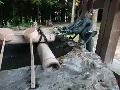 八柱神社の手水