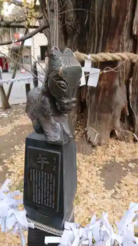 稲毛神社の狛犬