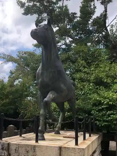 京都乃木神社の狛犬