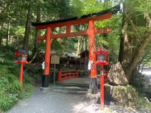 貴船神社奥宮の鳥居