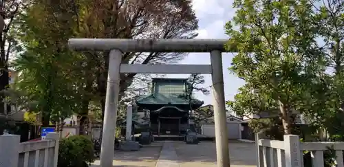 小岩田天祖神社の鳥居