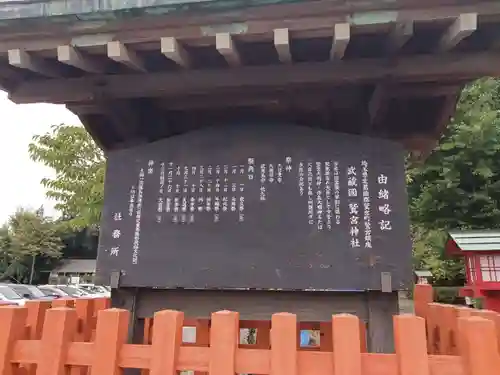 鷲宮神社の歴史