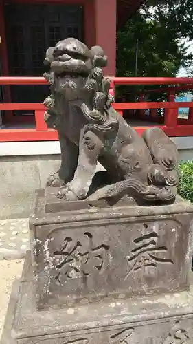 越谷香取神社の狛犬