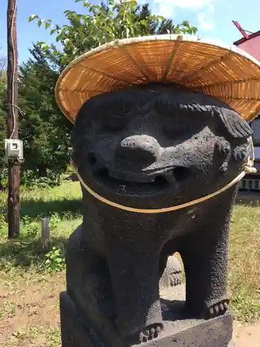 江部乙神社の狛犬