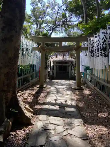 八百富神社の鳥居