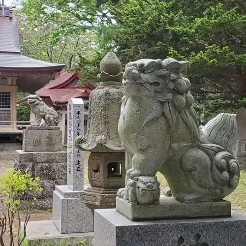 尻岸内八幡神社の狛犬