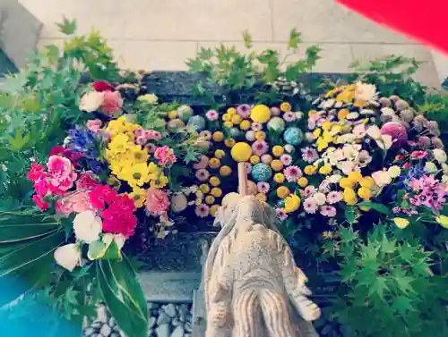 滑川神社 - 仕事と子どもの守り神の手水