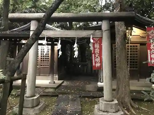 西久保八幡神社の鳥居