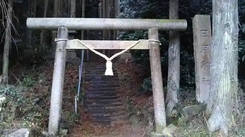 日月神社の鳥居