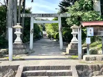 長瀬神社の鳥居