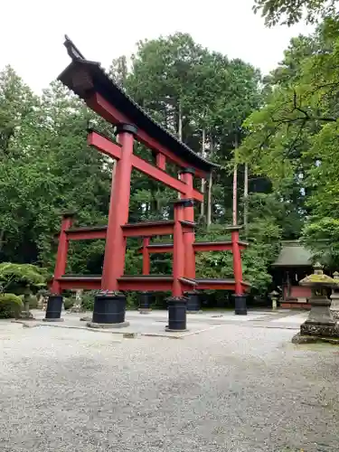 北口本宮冨士浅間神社の鳥居