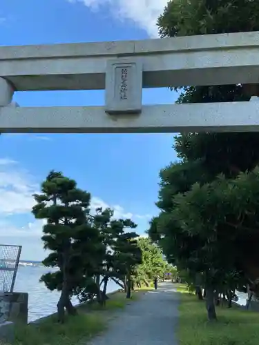 琵琶島神社の景色