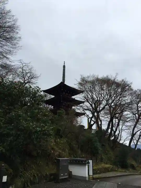 岡寺(龍蓋寺)の塔