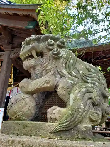 阿邪訶根神社の狛犬