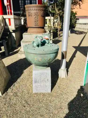 元郷氷川神社の狛犬