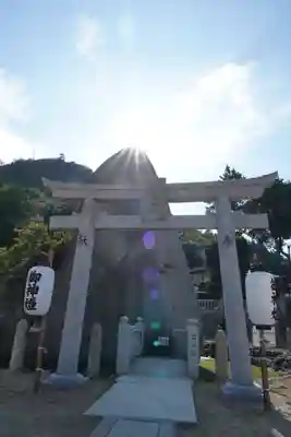 玉比咩神社の鳥居