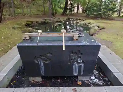 音更神社の手水舎