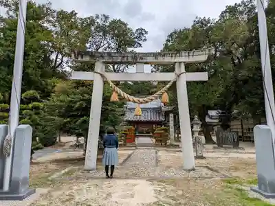 謁播神社の鳥居