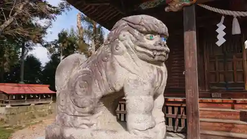 人丸神社（小中町）の狛犬