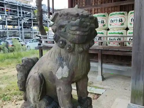 澪標住吉神社の狛犬