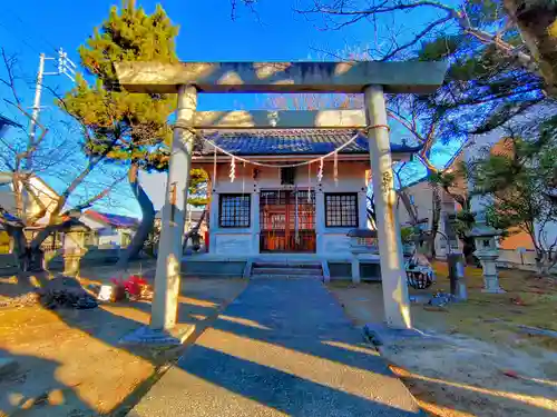 神明社（土田）の鳥居