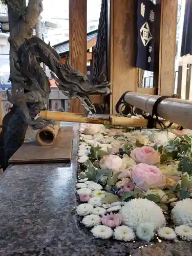 高円寺氷川神社の手水舎