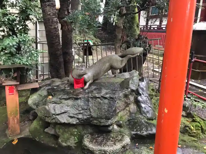 水稲荷神社の狛犬