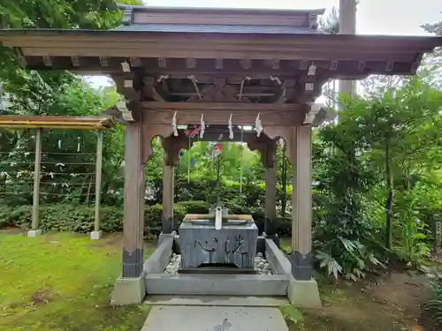 鏡石鹿嶋神社の手水