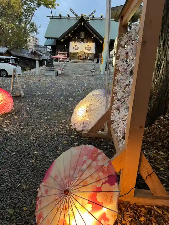 札幌諏訪神社の庭園
