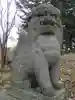 材木澤神社の狛犬