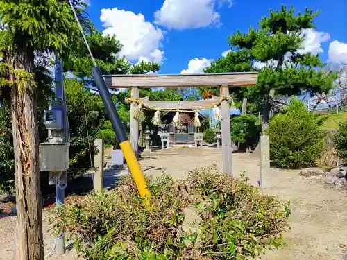 善太新田神明社の鳥居