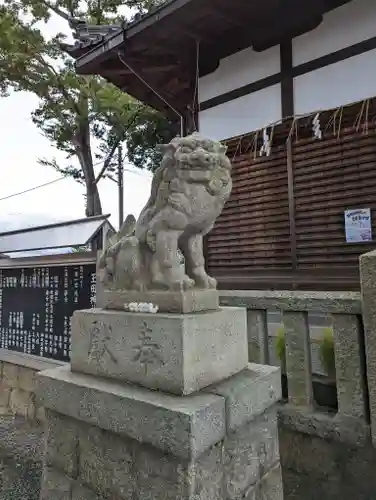 玉田神社の狛犬