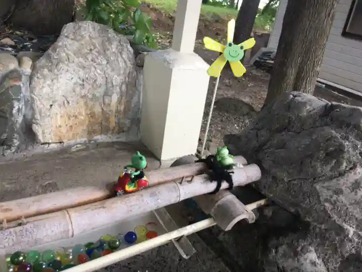 星置神社の手水舎