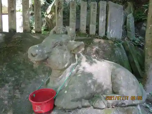 岩角山 岩角寺の狛犬