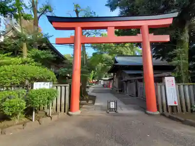 井草八幡宮の鳥居
