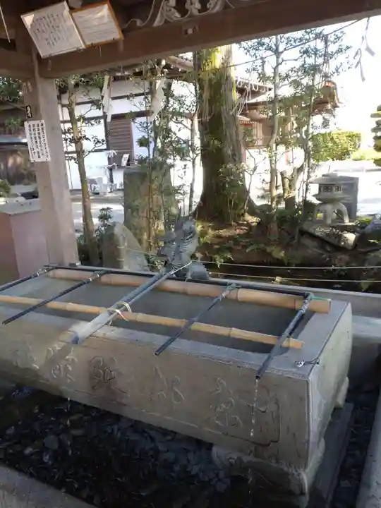 白鬚神社の手水舎