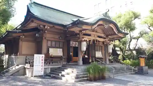 坐摩神社の本殿