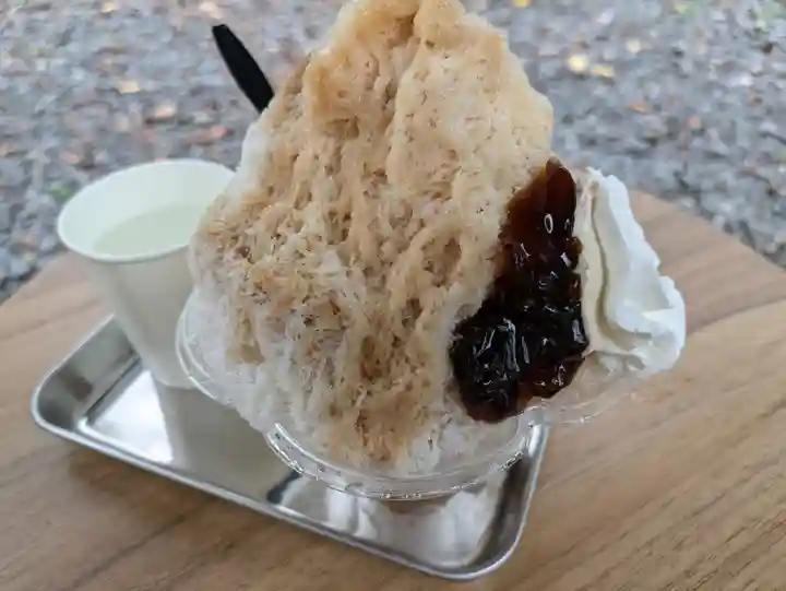 諏訪神社の食事