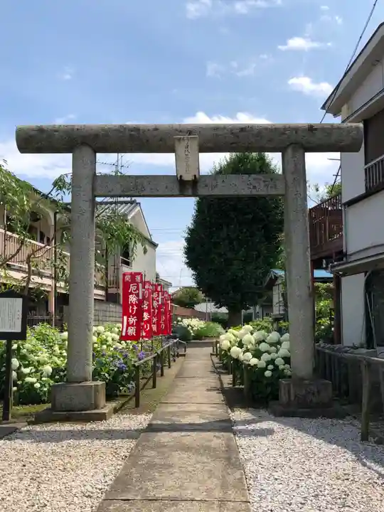 日吉八王子神社の鳥居