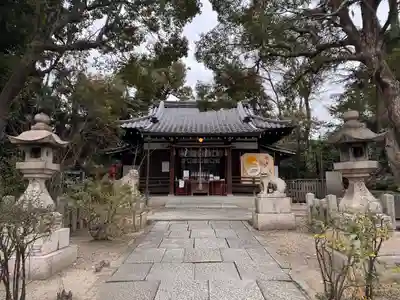 安居神社の本殿・本堂