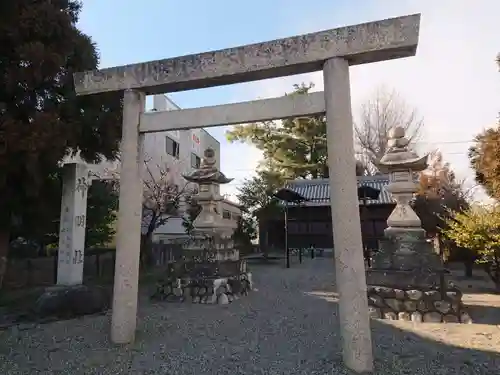 小貝須神明社の鳥居