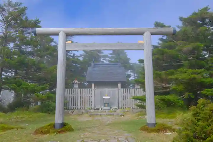弥山神社(天河大辨財天社奥宮)の鳥居