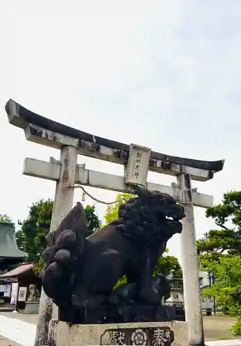 總社大神宮の狛犬