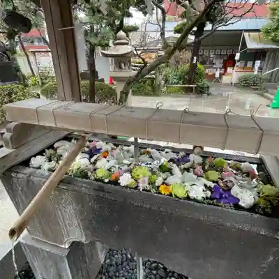 鳩森八幡神社の手水舎