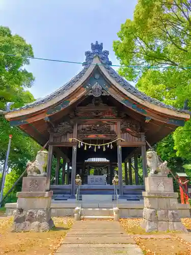 縣社（大和町南高井）の本殿・本堂