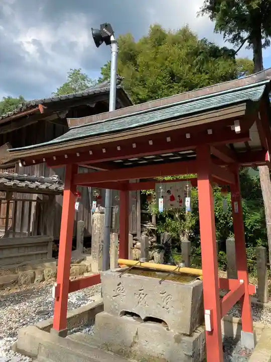 柏原八幡宮の手水舎