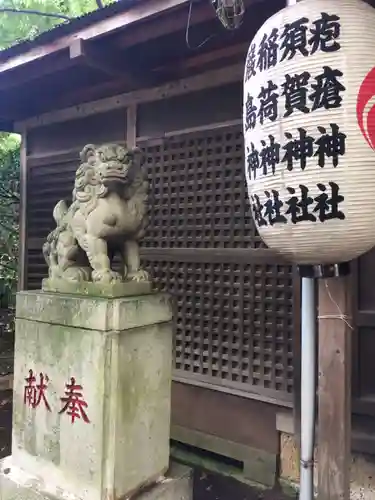 武蔵野八幡宮の狛犬