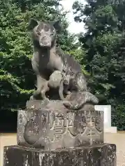 女化神社の狛犬