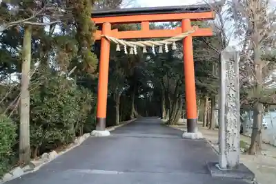 廣瀬大社の鳥居