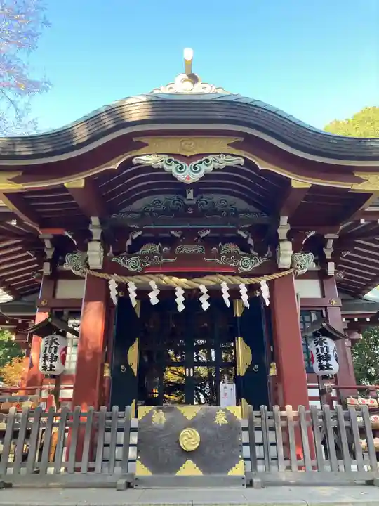 南沢氷川神社の本殿・本堂
